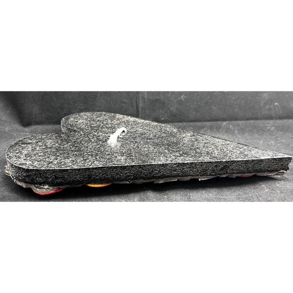 Mosaic wood heart 11” decor wall hanging handmade. *Pre-Owned* - Picture 4 of 10